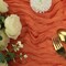 6 Pack Orange Cheesecloth Table Runner 10FT Boho Gauze Fabric Table Runner 35 x 120 Inch